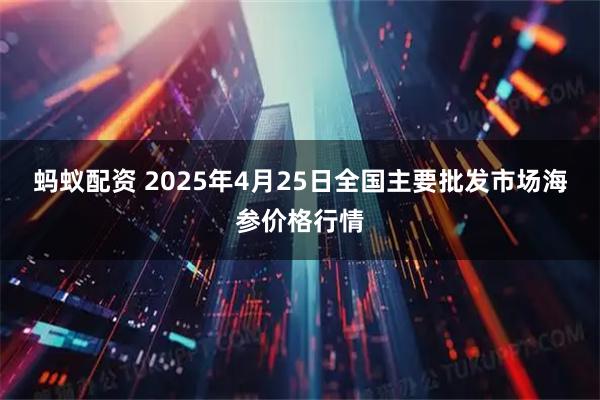 蚂蚁配资 2025年4月25日全国主要批发市场海参价格行情