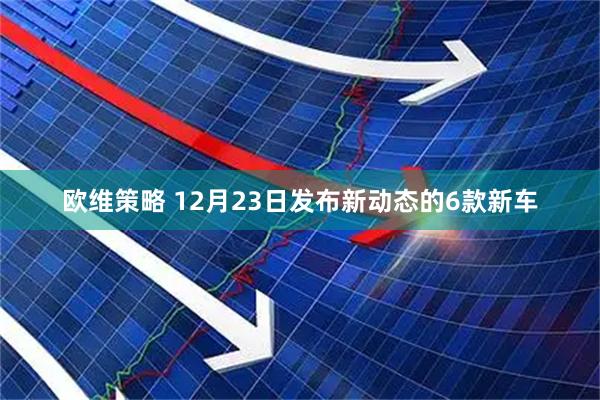 欧维策略 12月23日发布新动态的6款新车